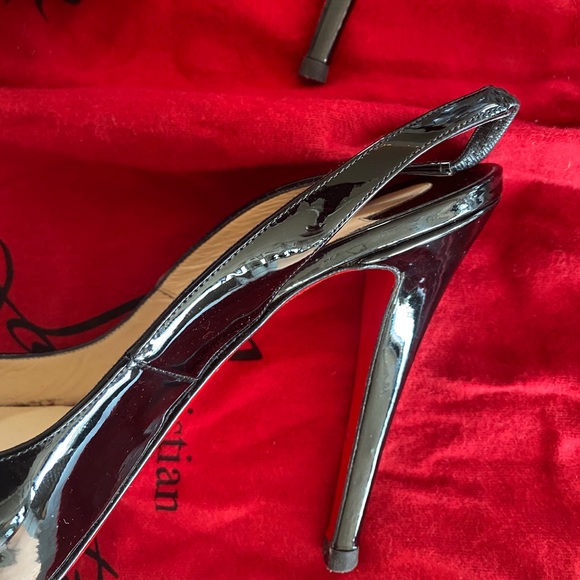 Christian Louboutin Peep Toe Slingback - Picture 6 of 6
